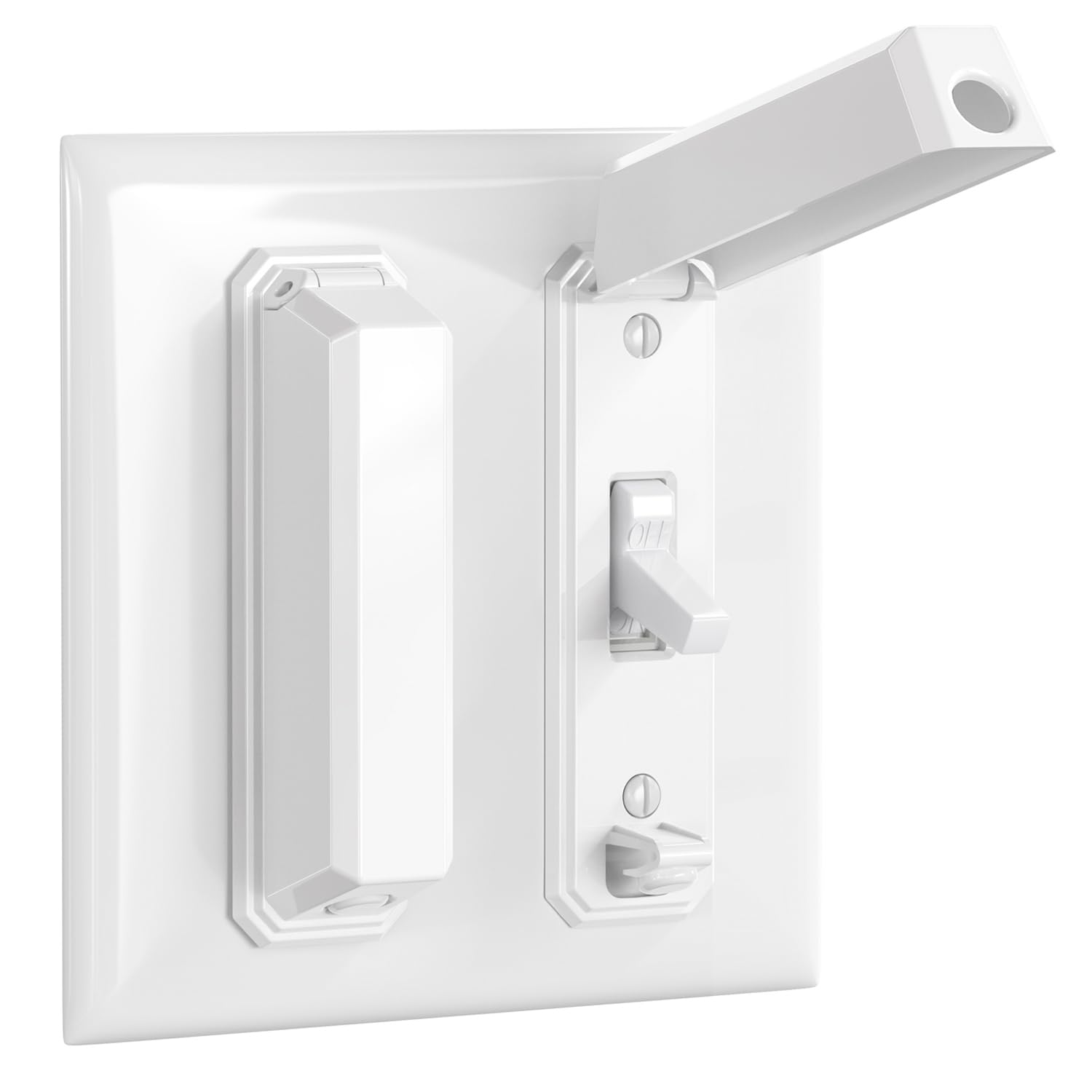 CLYMENE two-pack light switch guard on wall prevents accidental switching