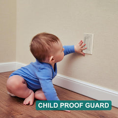 CLYMENE wall plate guard near invisible design on wall