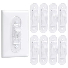 CLYMENE Wall Switch Guard cover closed for childproof protection at home.