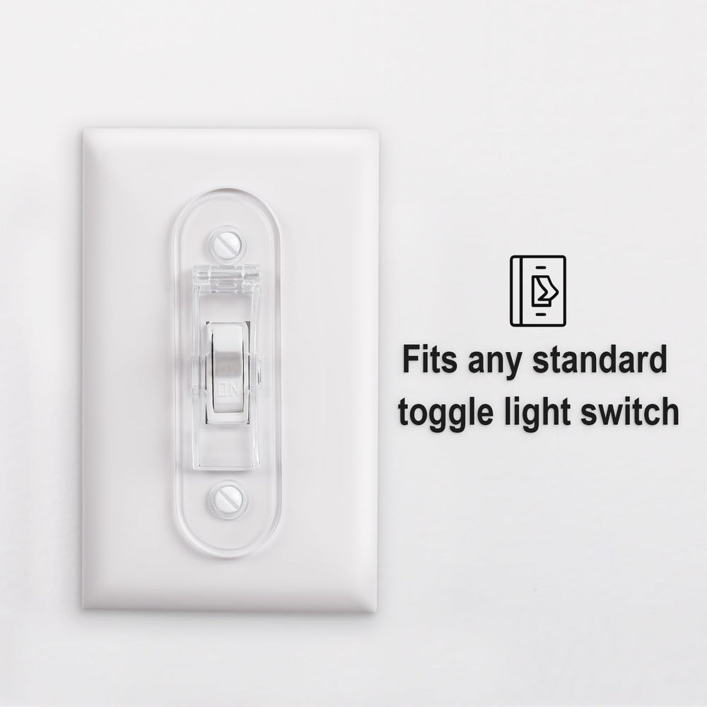 CLYMENE Wall Switch Guard easy-install offers quick setup with extended screws.