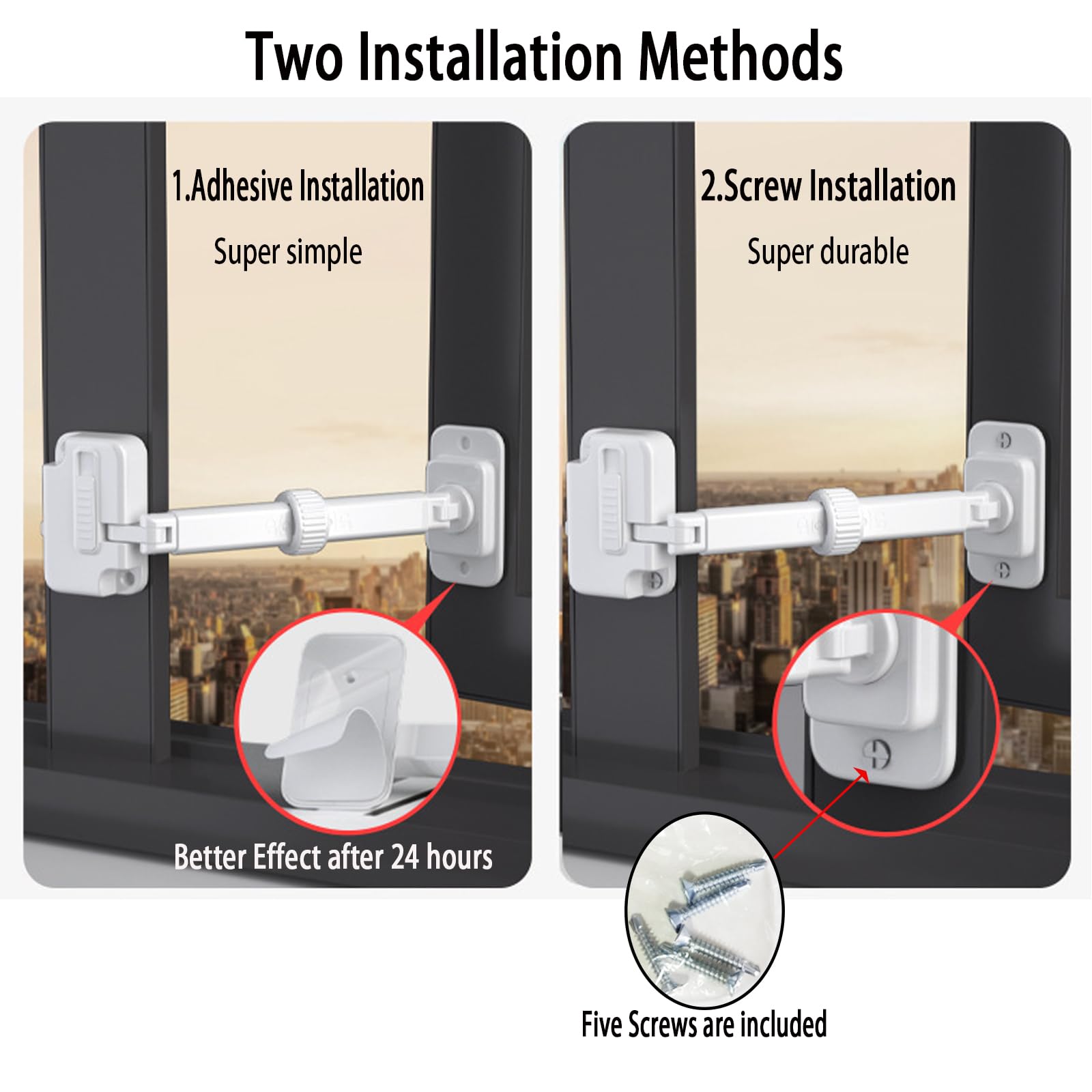 CMINGJ easy-lock operation shows how adults can open and lock safely