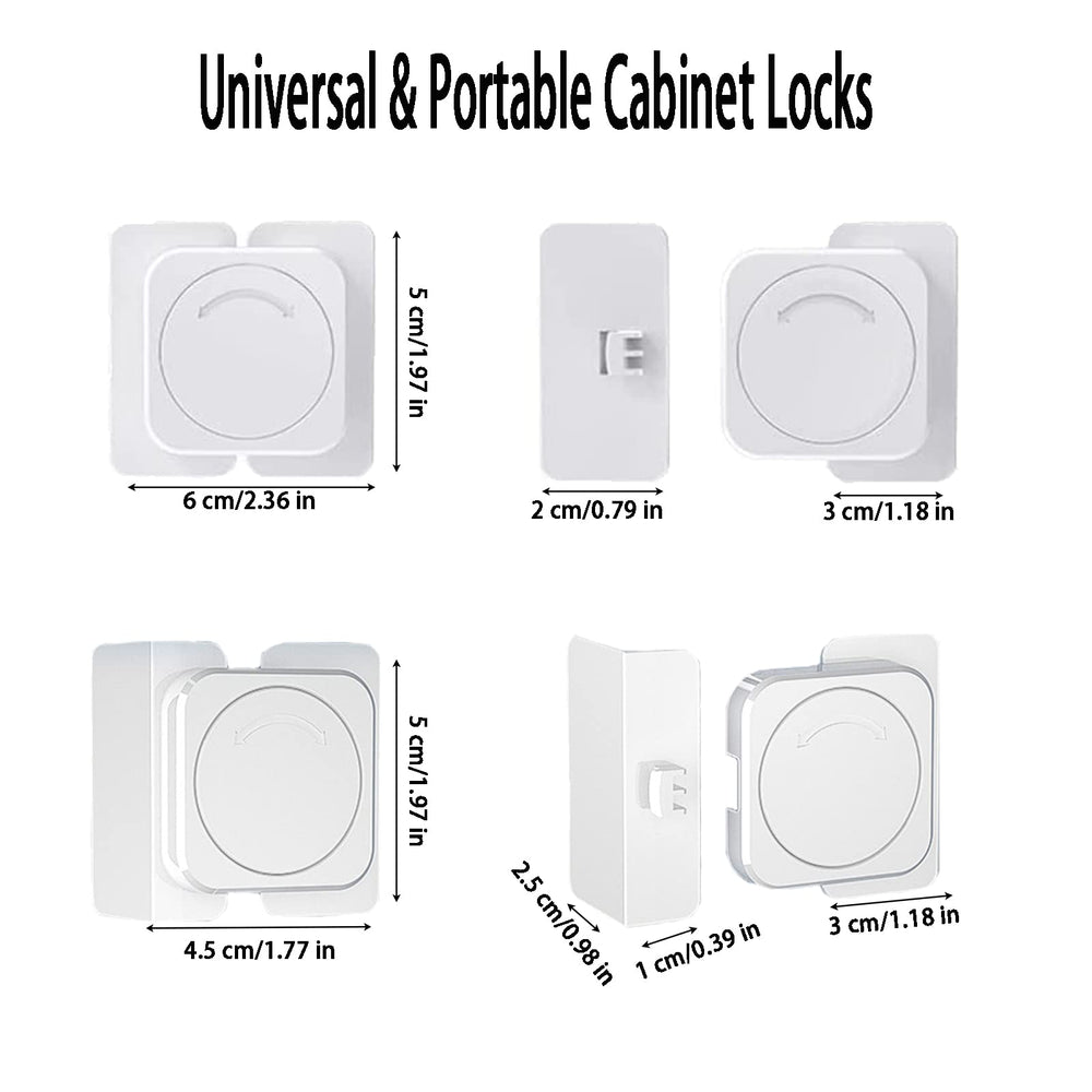 CMINGJ cabinet lock adhesive removal leaves no residue after removal.