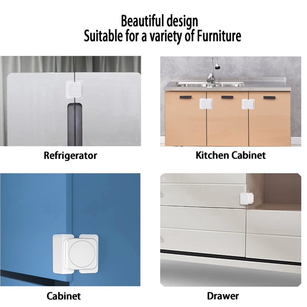 CMINGJ cabinet lock durable ABS material emphasizes non-toxic, home-friendly construction.