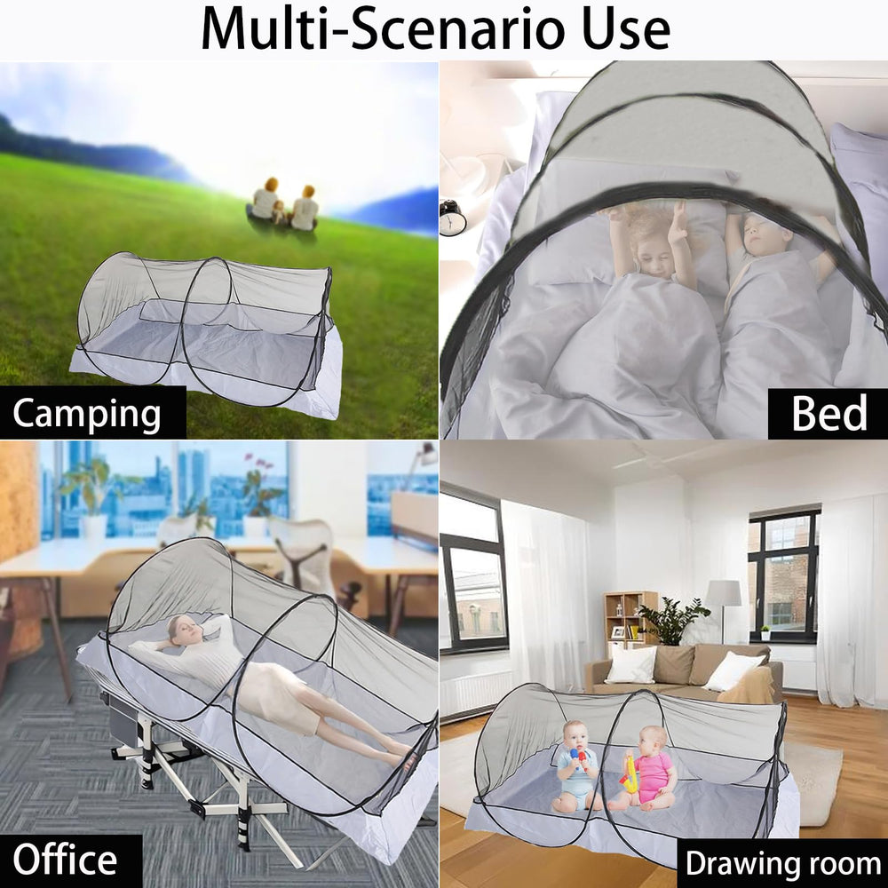 CMINGJ compact packaging mosquito net showing easy storage