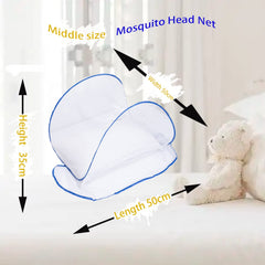 CMINGJ lightweight head net weighs 48 g, ideal for backpacking.