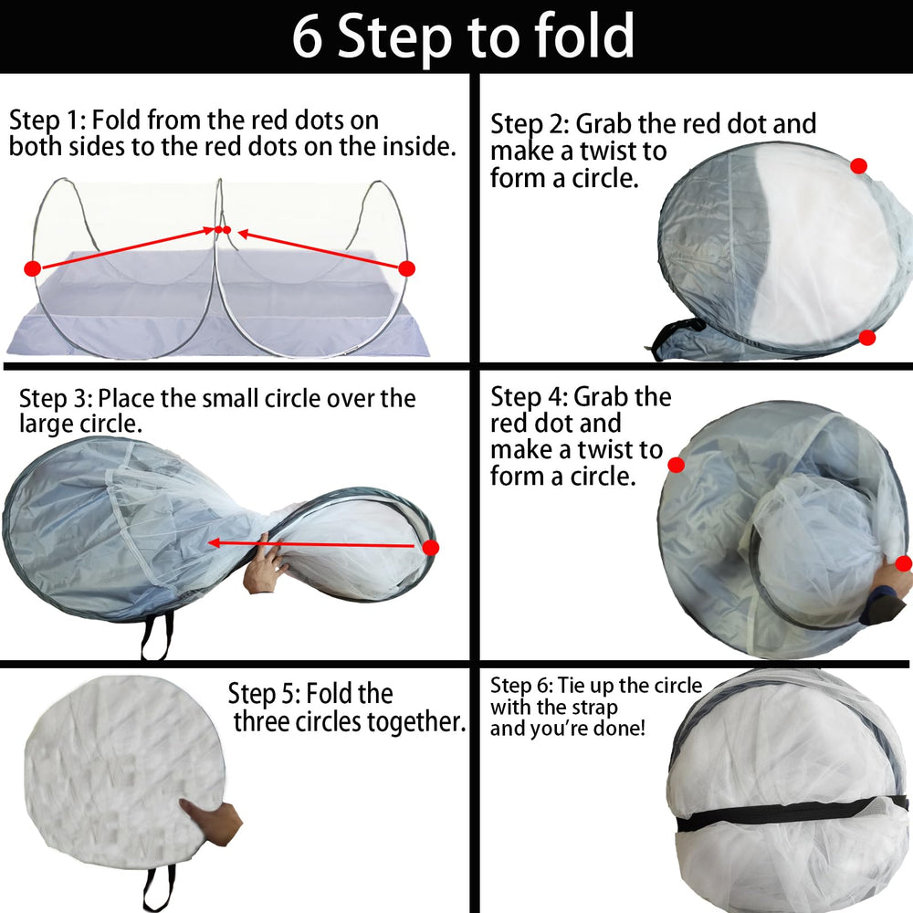 CMINGJ mosquito net ideal for bedroom, camping, or nap time