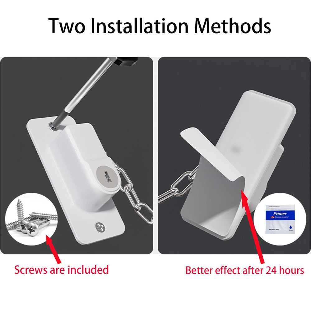 CMINGJ safety lock adjustable-length-7-8in shows flexibility for various furniture edges