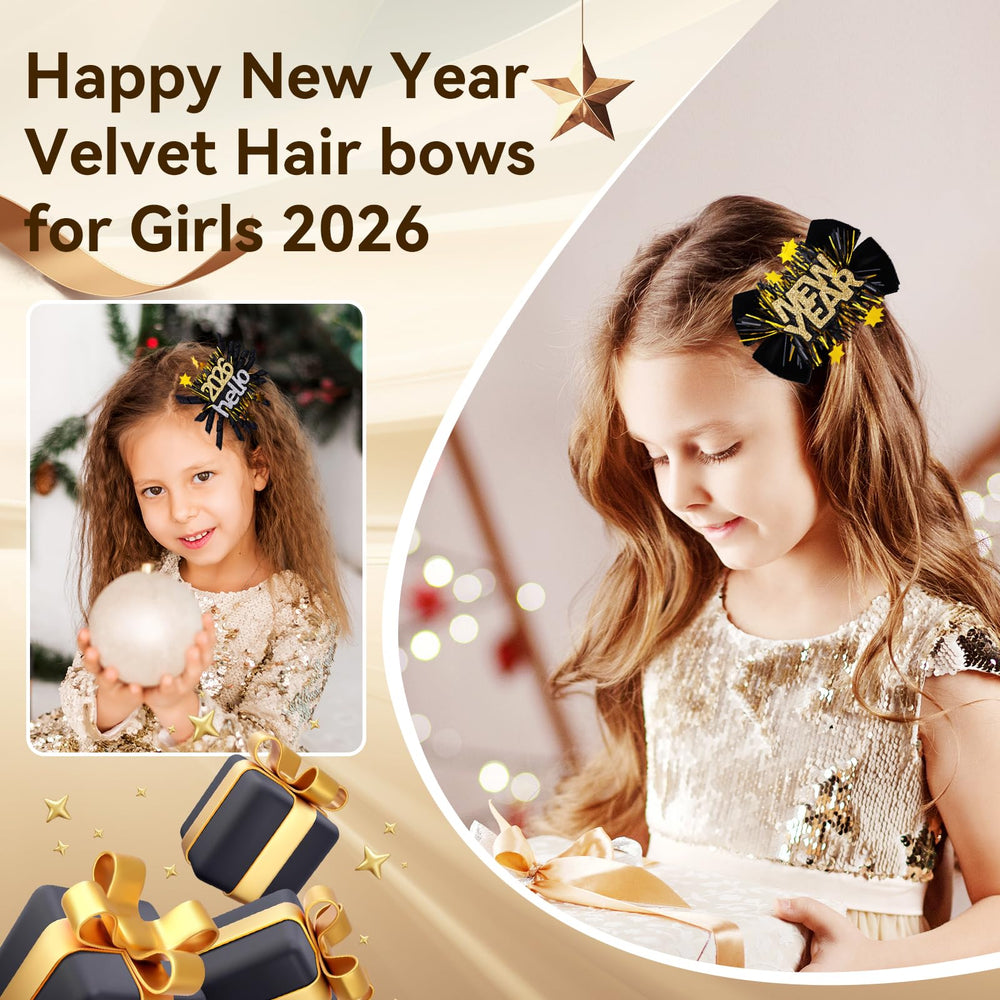CN Happy New Year pack of 4 bows for siblings and friends.