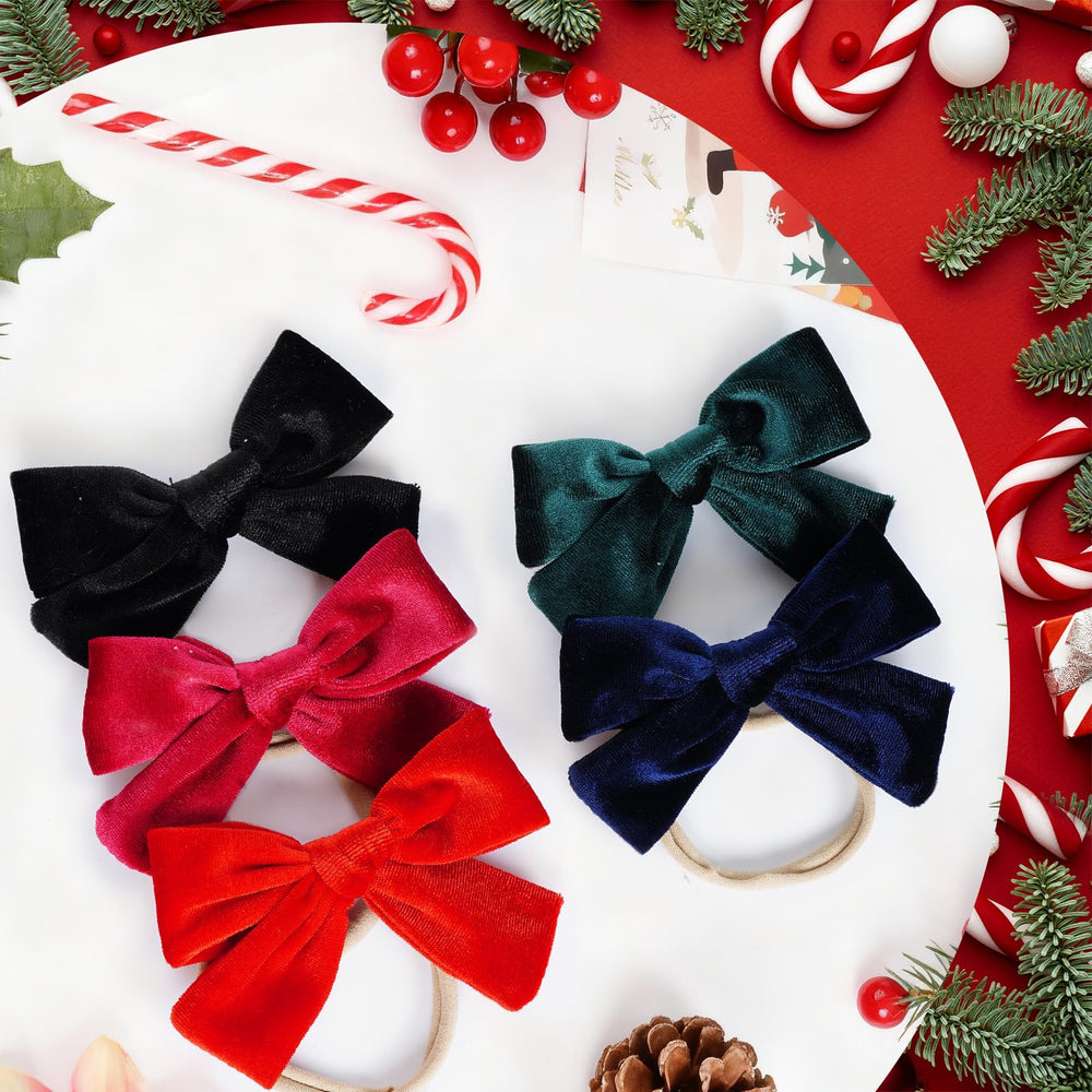 cnomg Christmas baby bows set packaging for thoughtful gift