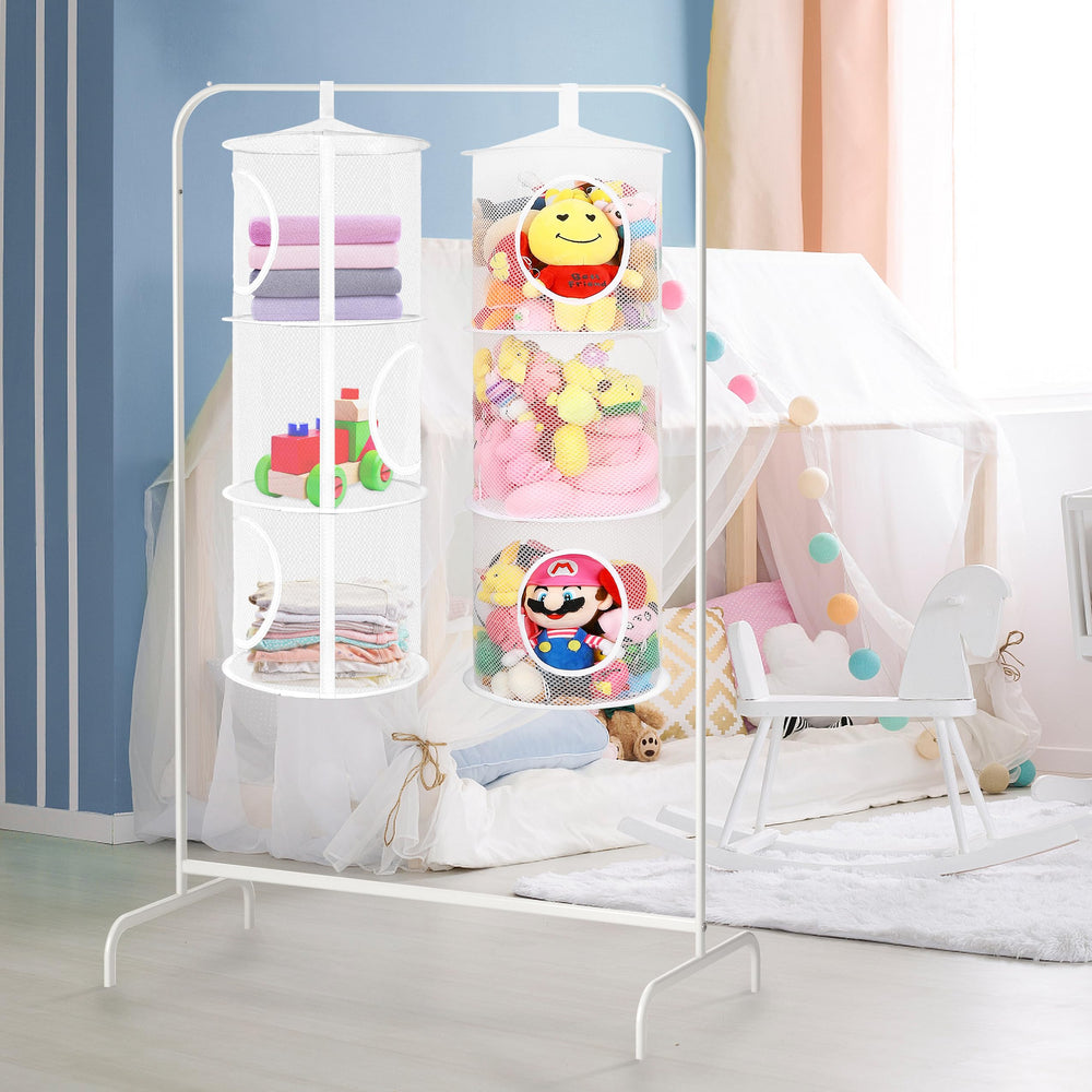 Coastal Rose two-pack storage setup enables coordinated organization across rooms.