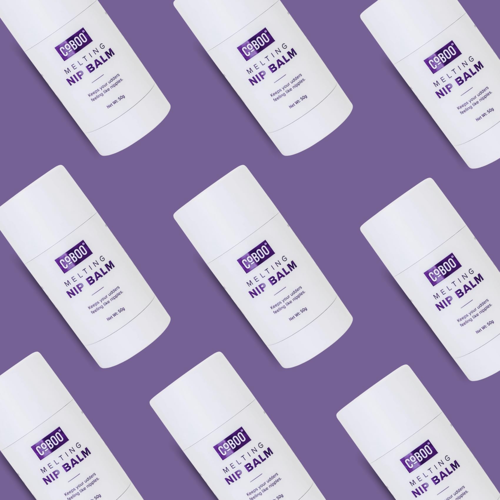 CoBoo Melting Nip Balm touch-free-application demonstrates easy postpartum care.