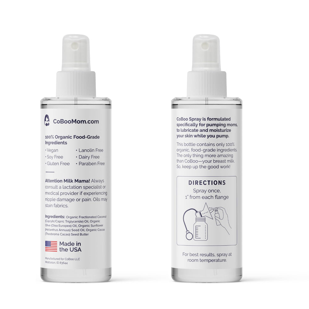 CoBoo effortless spray makes cleaning between uses quick and easy