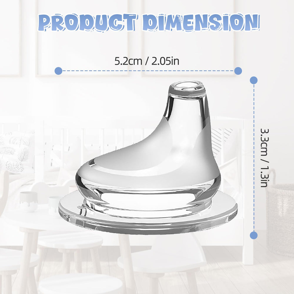 COCGVEL medium-flow spout delivers comfortable sip without overwhelming tiny mouths.