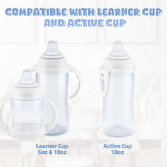 COCGVEL silicone spout for NUK Active Cup promotes smooth transition and easy sipping.
