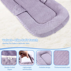 Cococu Baby Lounger beside a mom for nursing support and comforting feed-time.