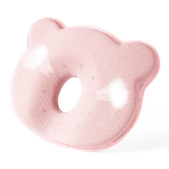 Cococu memory foam baby pillow provides head support in crib for gentle comfort