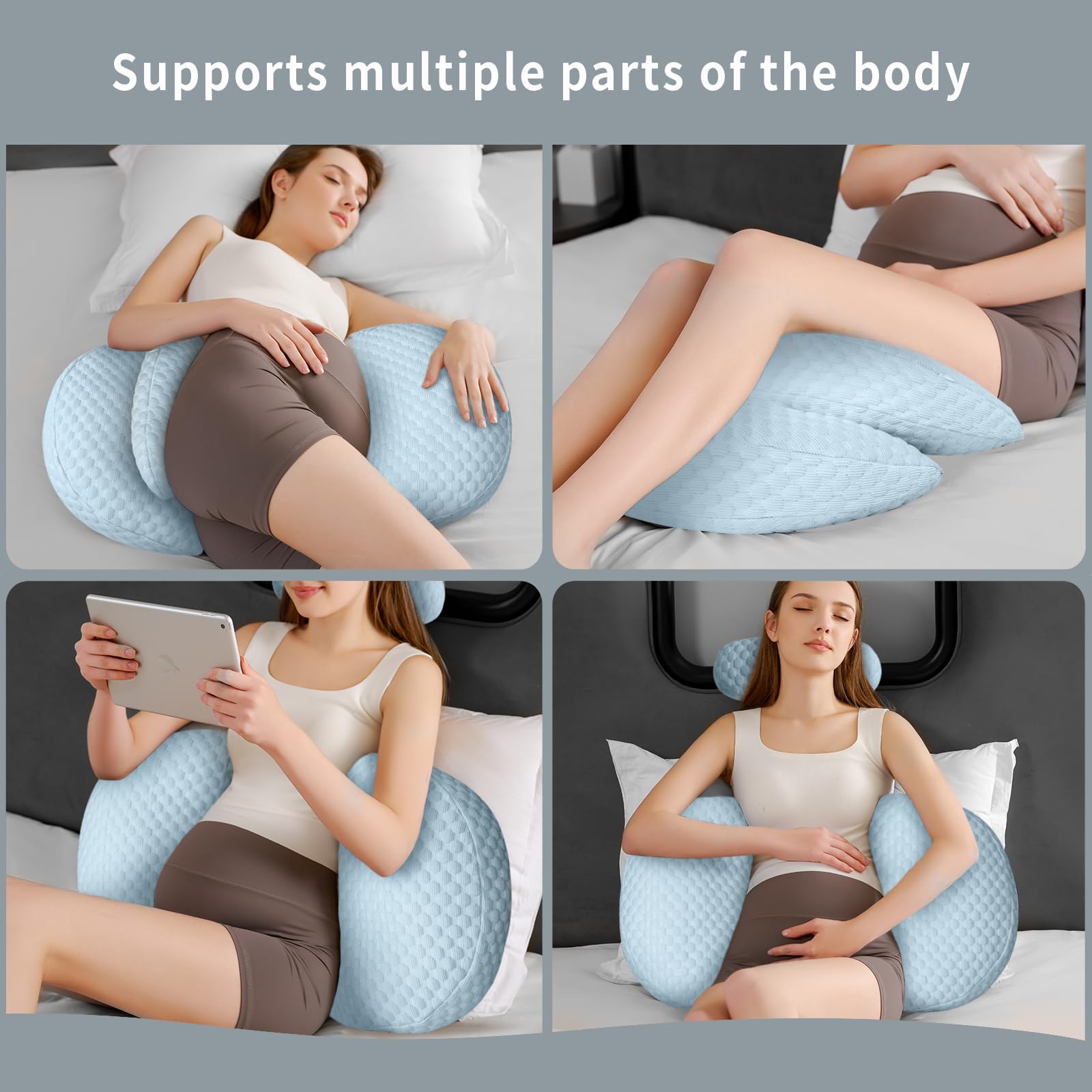 Cococu side-sleeper setup delivers steady belly and back alignment.