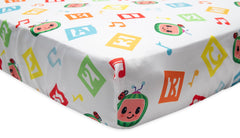 CoComelon Learning is Fun pillowcase with reversible pattern for quick style change