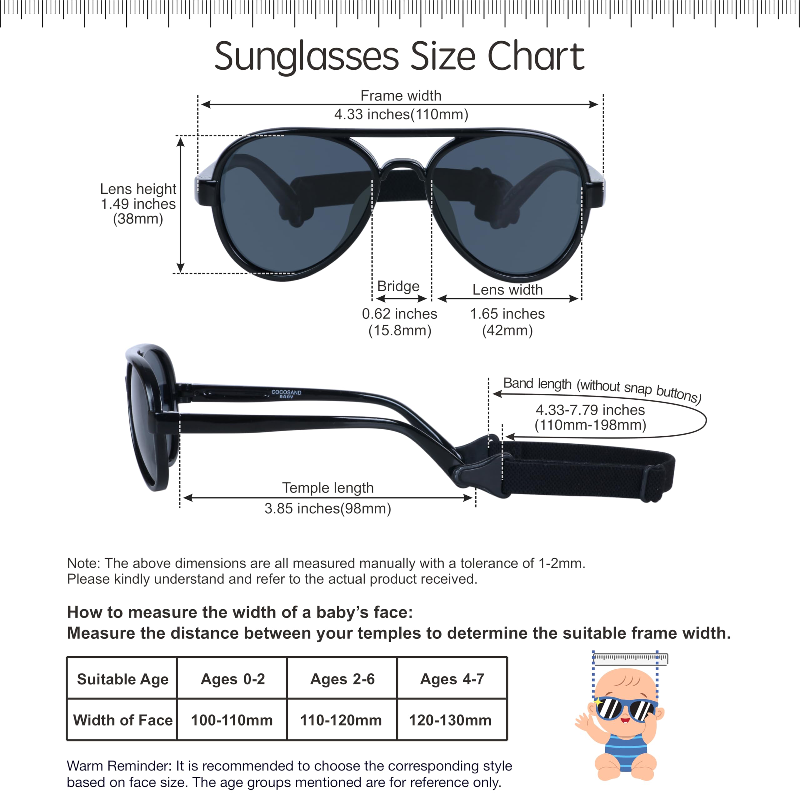 COCOSAND outdoor-ready sunglasses ideal for beach, pool, and travel moments.