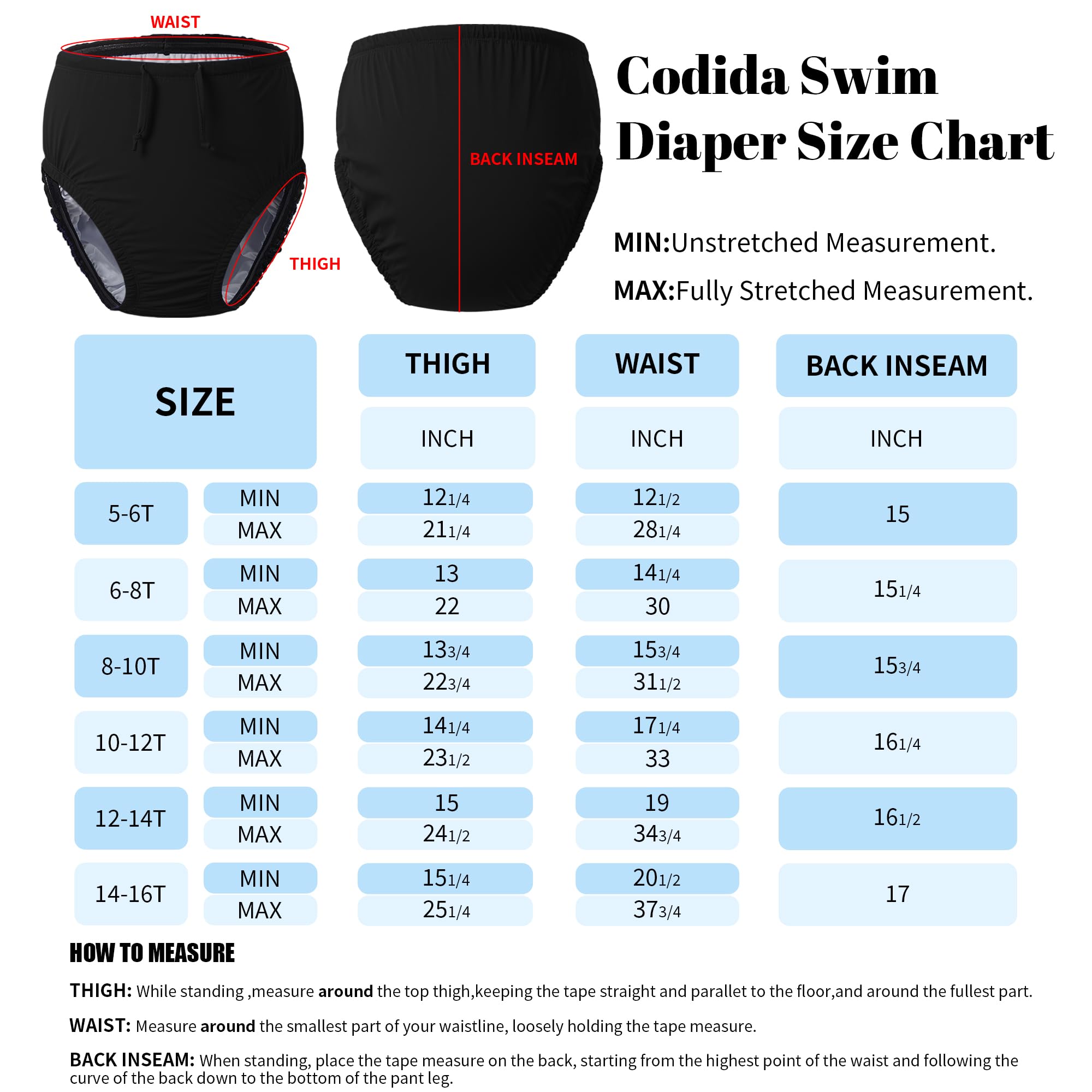Codida daily-use option worn over a diaper for extra leak protection at home