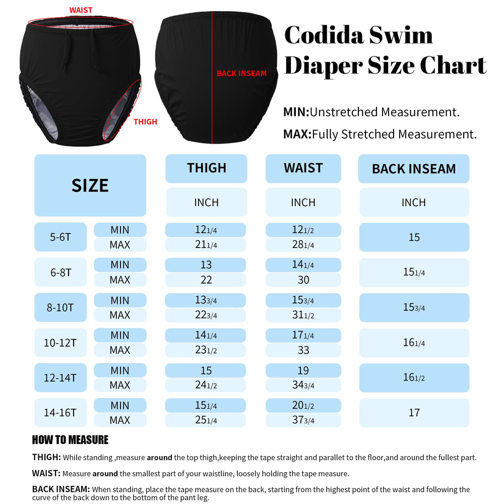Codida daily-use option worn over a diaper for extra leak protection at home