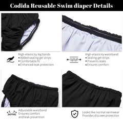 Codida waterproof middle layer close-up highlighting leak protection in water
