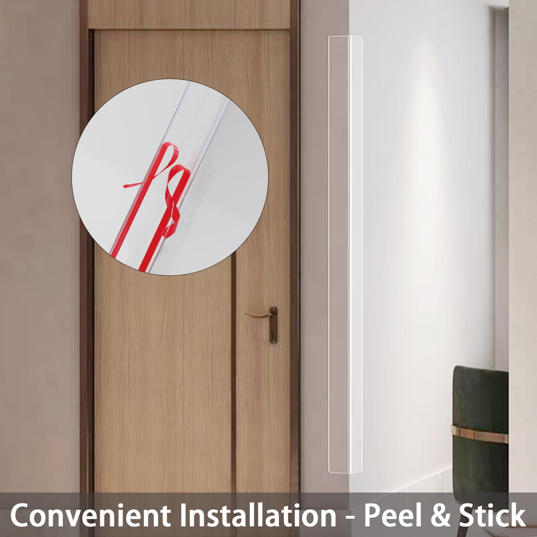 Coengwui transparent corner protectors blend with decor while safeguarding surfaces.