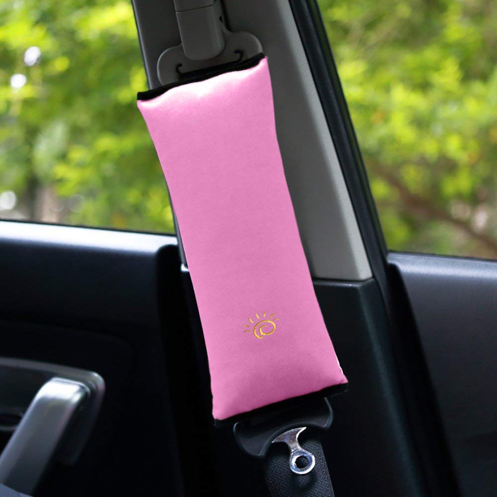 COFFLED seatbelt covers for kids reduce skin irritation during trips.