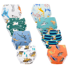 Cogindss Xmrlvn potty training underwear blue pack front view, breathable fabric for dry comfort