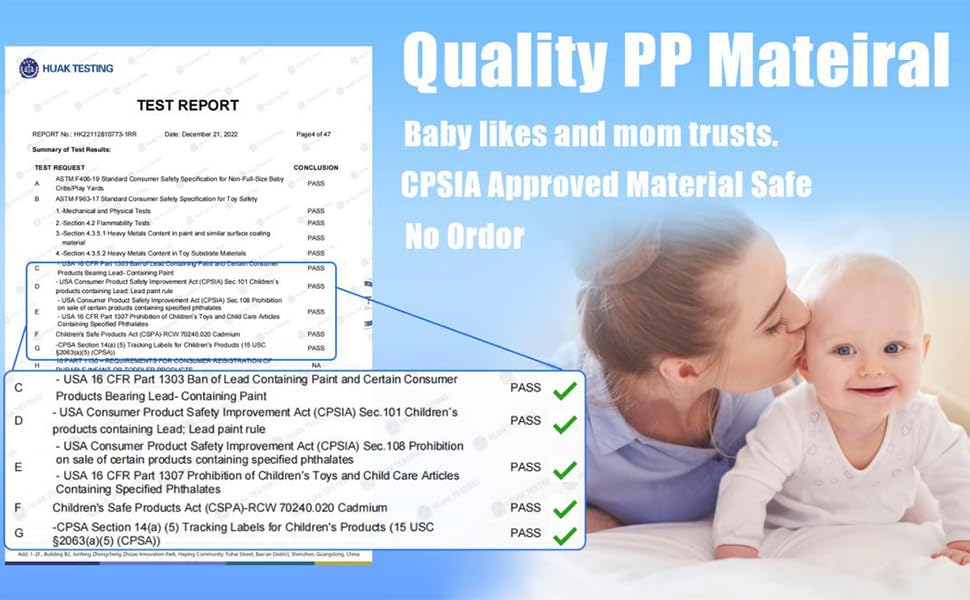 COHEXA pull up rings in playpen use for gentle standing support