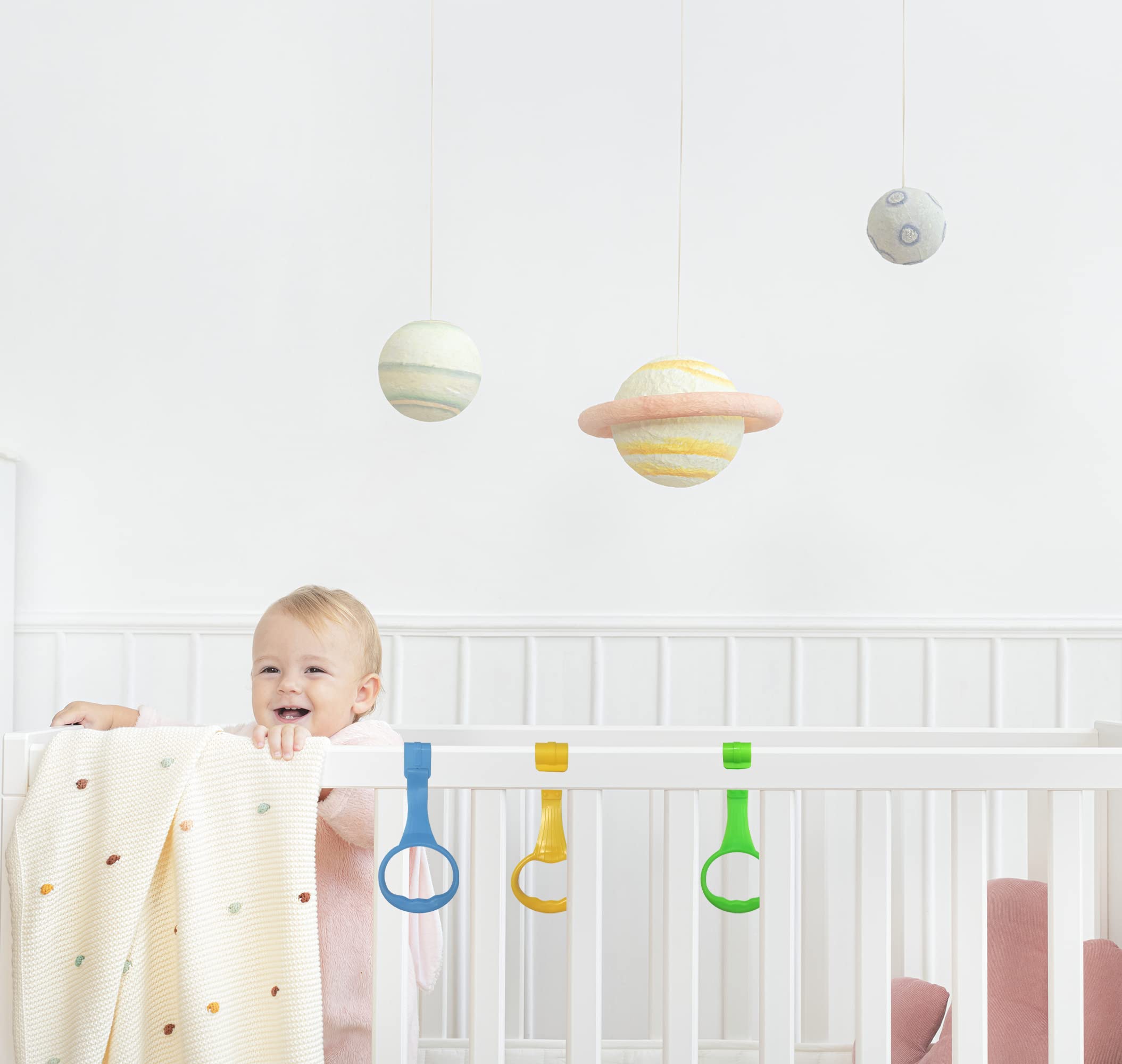COHEXA pull up ring universal 18mm clip fits most crib bars