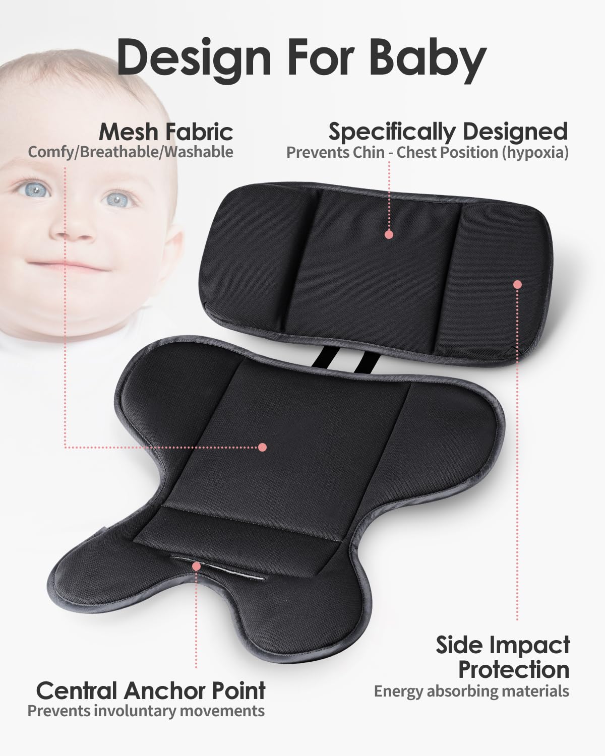 CoiiJoii anti-slip back helps keep the insert in place.