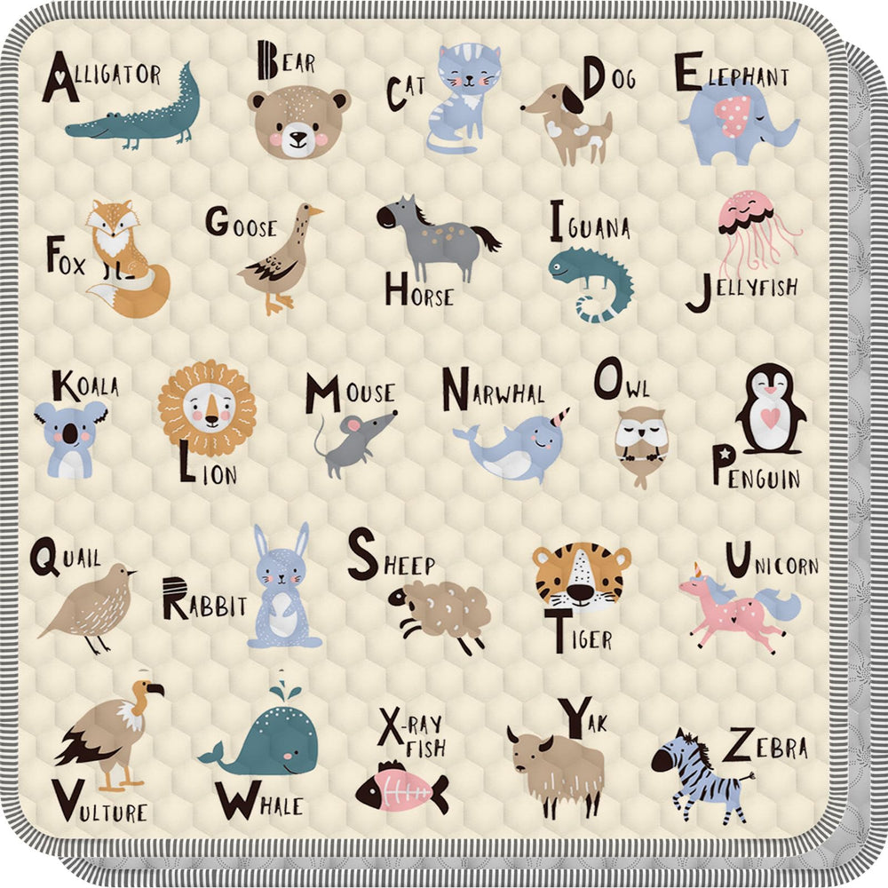 Coilace baby play mat 59x59 with soft surface for comfy crawls.