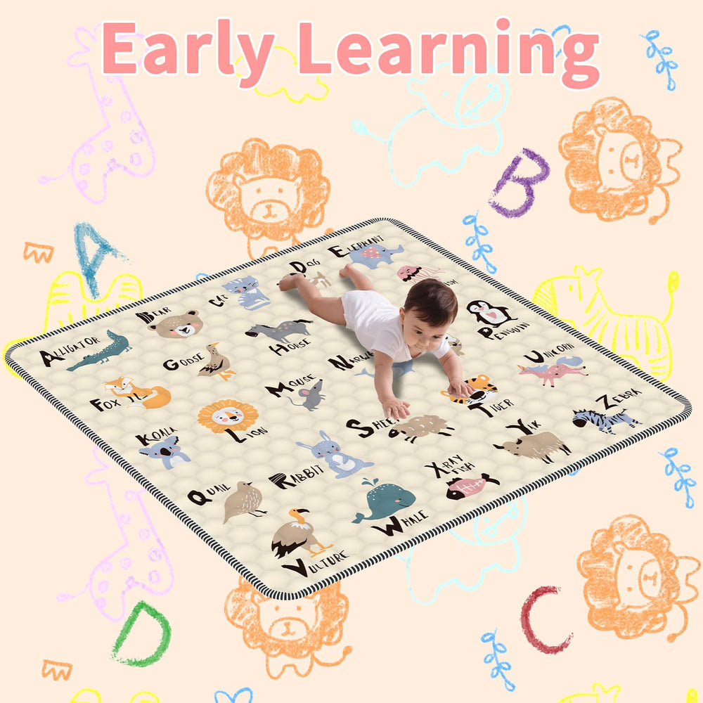 Coilace Baby Play Mat machine-washable for quick, easy cleanups after messes