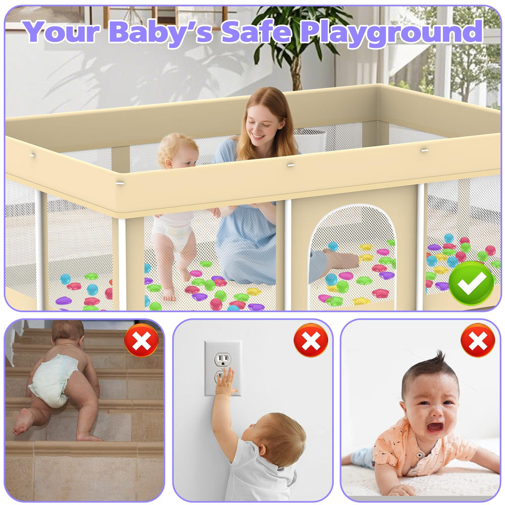 Coilace ocean-balls included for engaging, safe playtime.