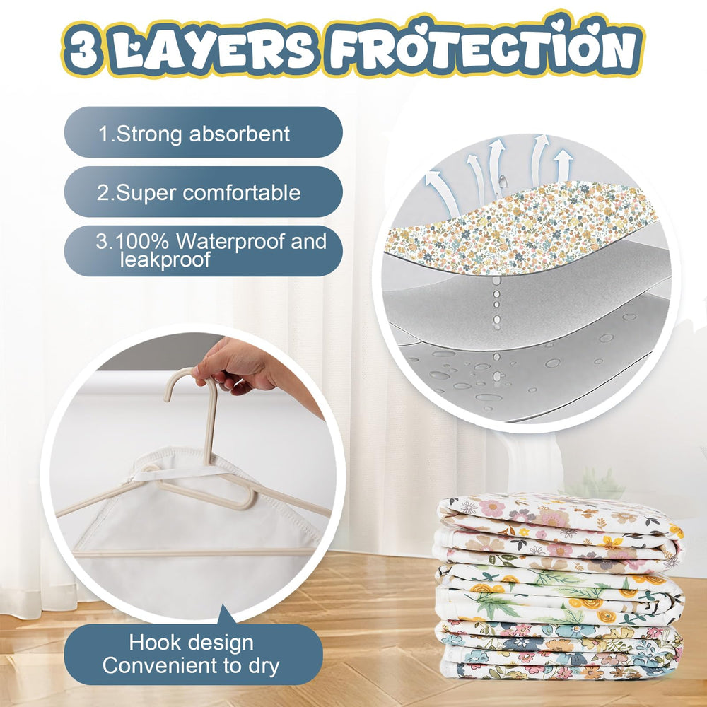 Coinarin pad with soft 100% cotton top emphasizes gentle skin contact.