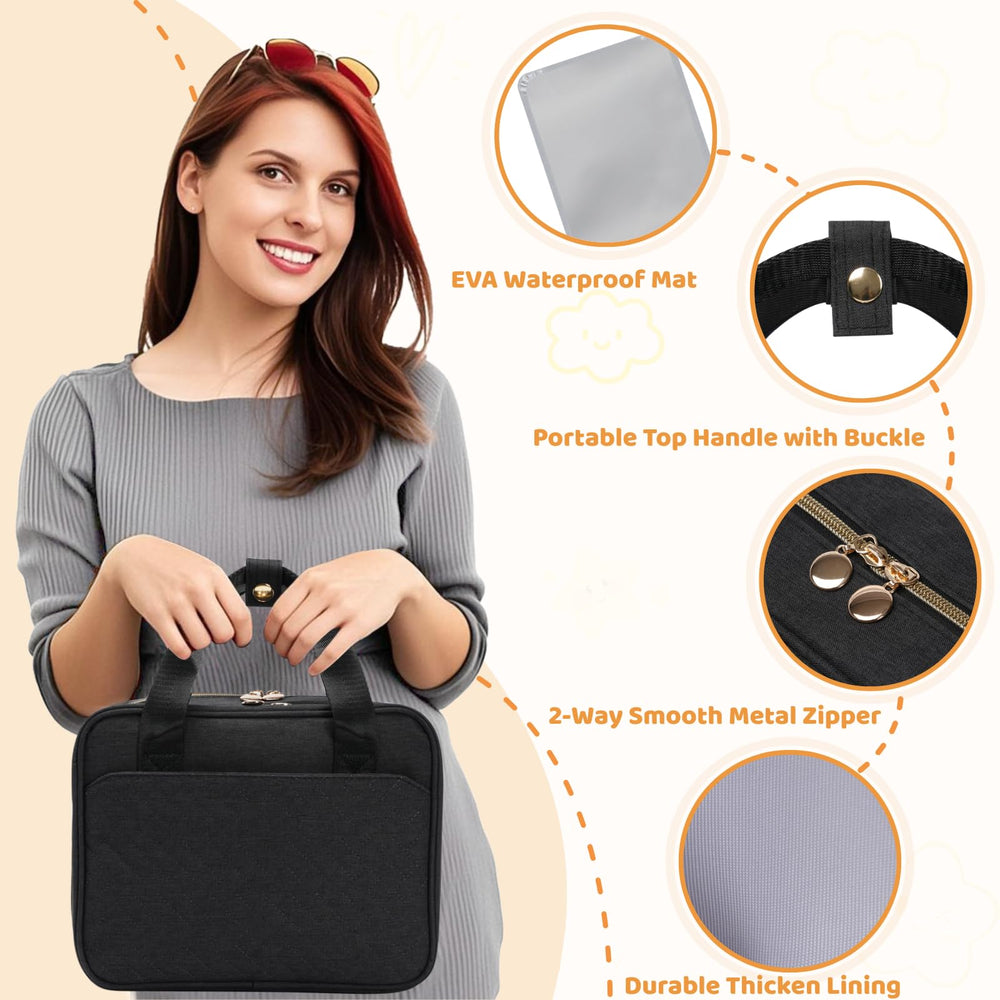 Coinarin reinforced handle and stitching ensure durable carrying for everyday use.