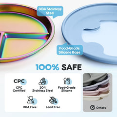 Coinicxcel removable silicone base simplifies cleaning after meals