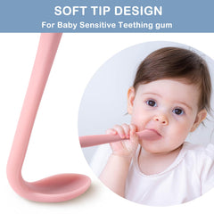 Coix foam silicone spoons are dishwasher and boil-safe for busy caregivers.