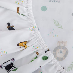 Cokouchyi embroidery detail demonstrates premium stitching on safari animals.