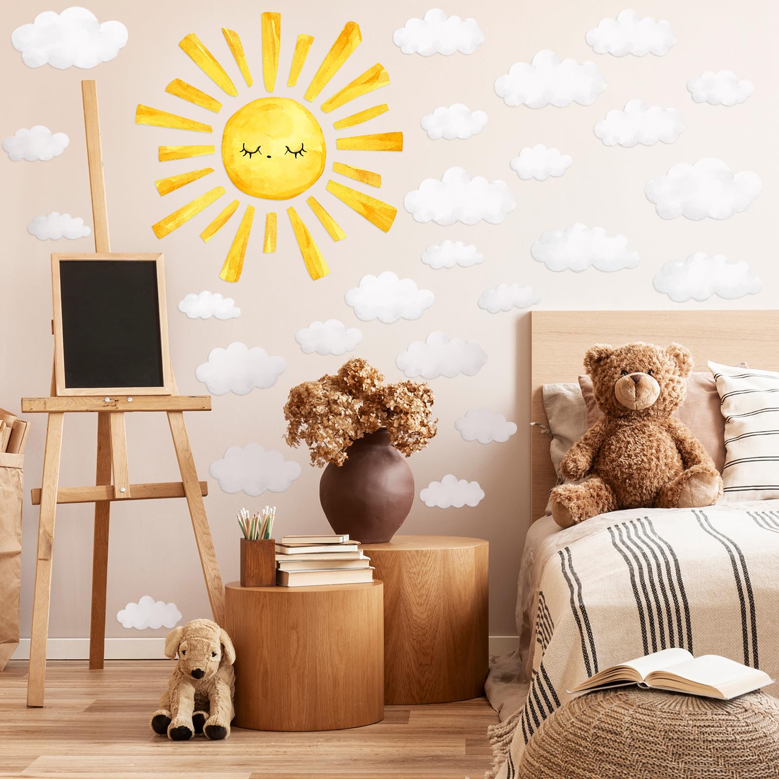 Colarr sun wall décor ideal as gifts for kids' rooms and celebrations.
