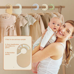 COLAYERIST dividers double as drawer organizers for tidy baby clothes.