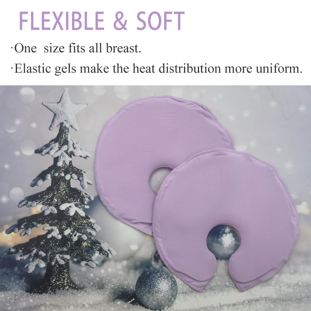 coldchill ergonomic breast pack contour fits for comfortable nursing.