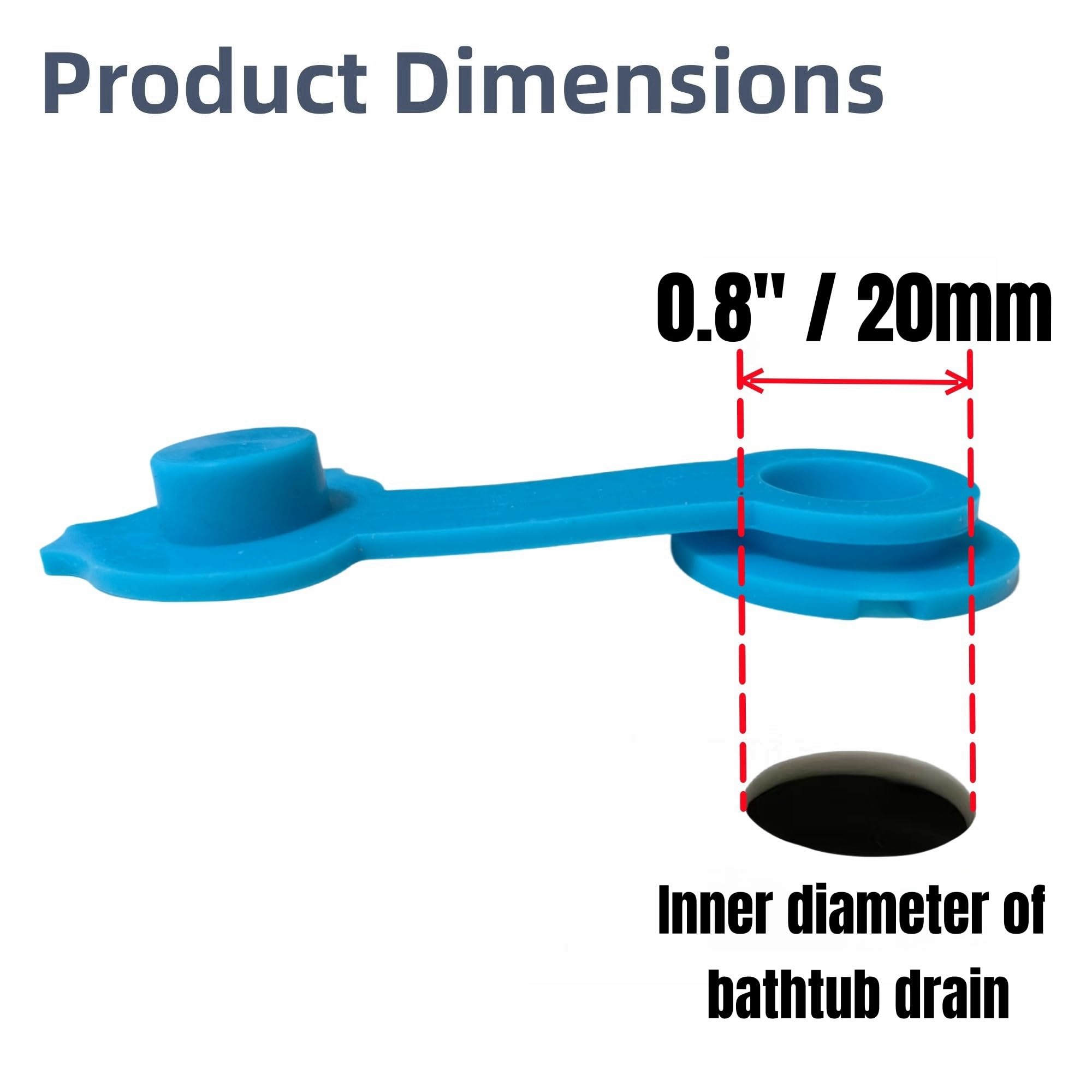 COLDDD bathtub stoppers fit various drains rendering quick, secure seals during bath time.
