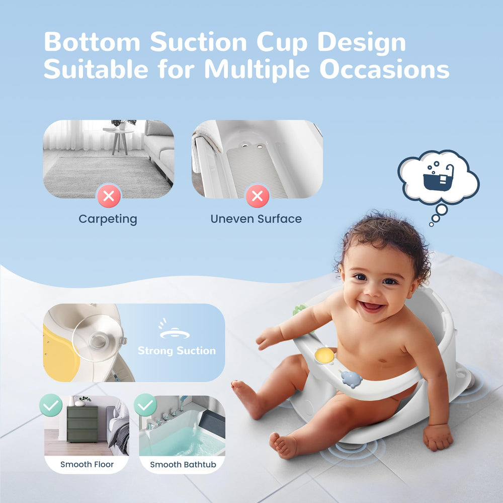 Coldew hands-free bath experience for easier bathing