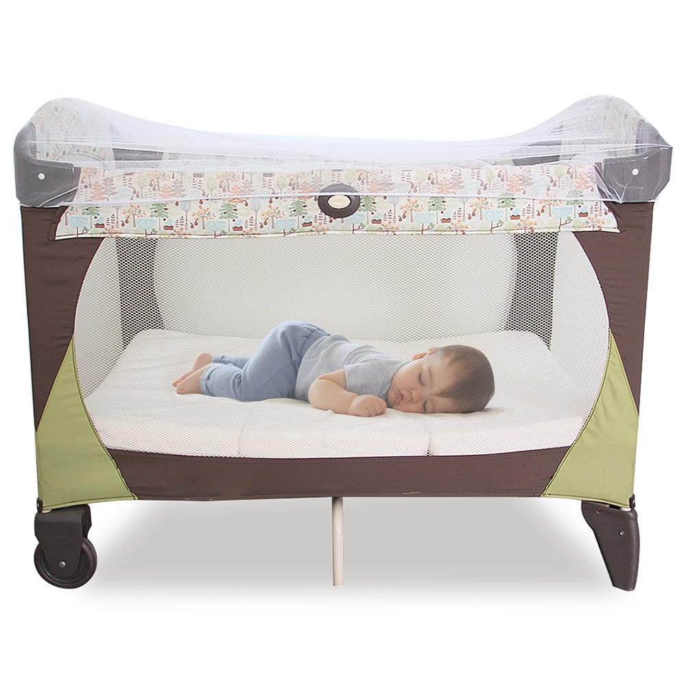 Coldwind Baby Mosquito Net for Mini Crib provides breathable protection during naps