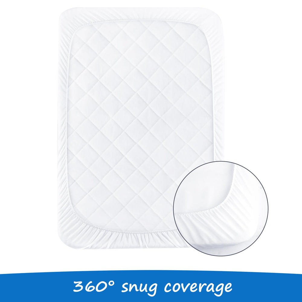 Coldwind bassinet pad silent TPU layer minimizes noise as baby moves.