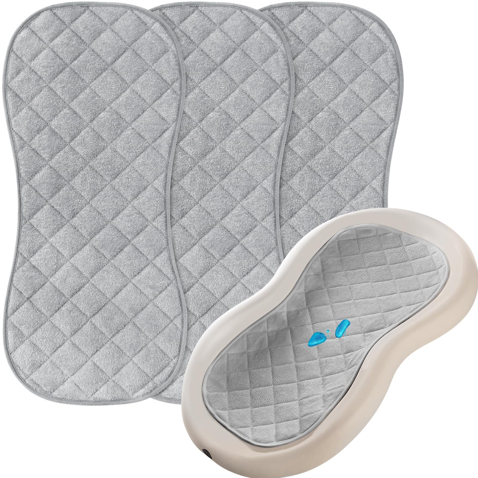 Coldwind changing pad liner 3pack arranged for quick cleanups