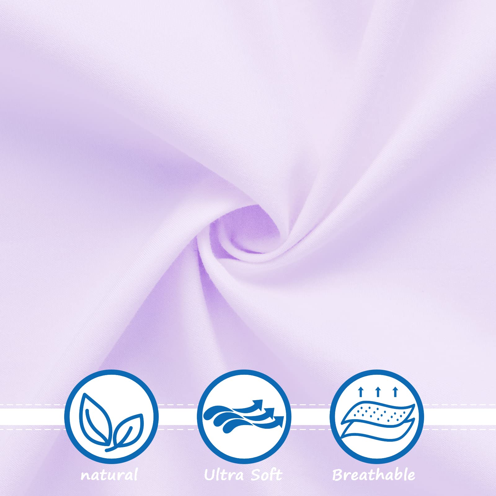 Coldwind crib sheets microfiber closeup displaying breathable, comfortable fabric