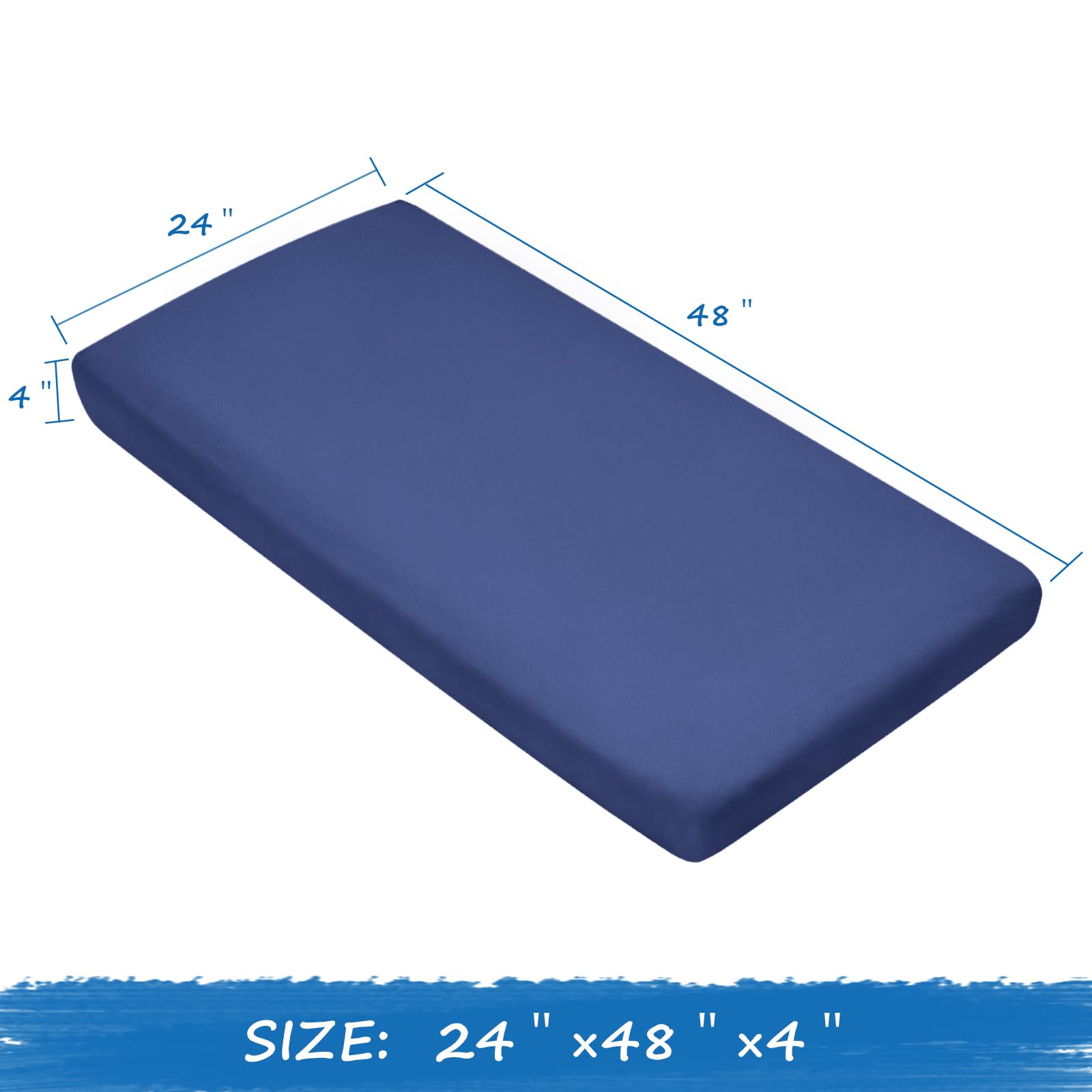 Coldwind nap mat sheet elastic bottom band for safe nap-time positioning